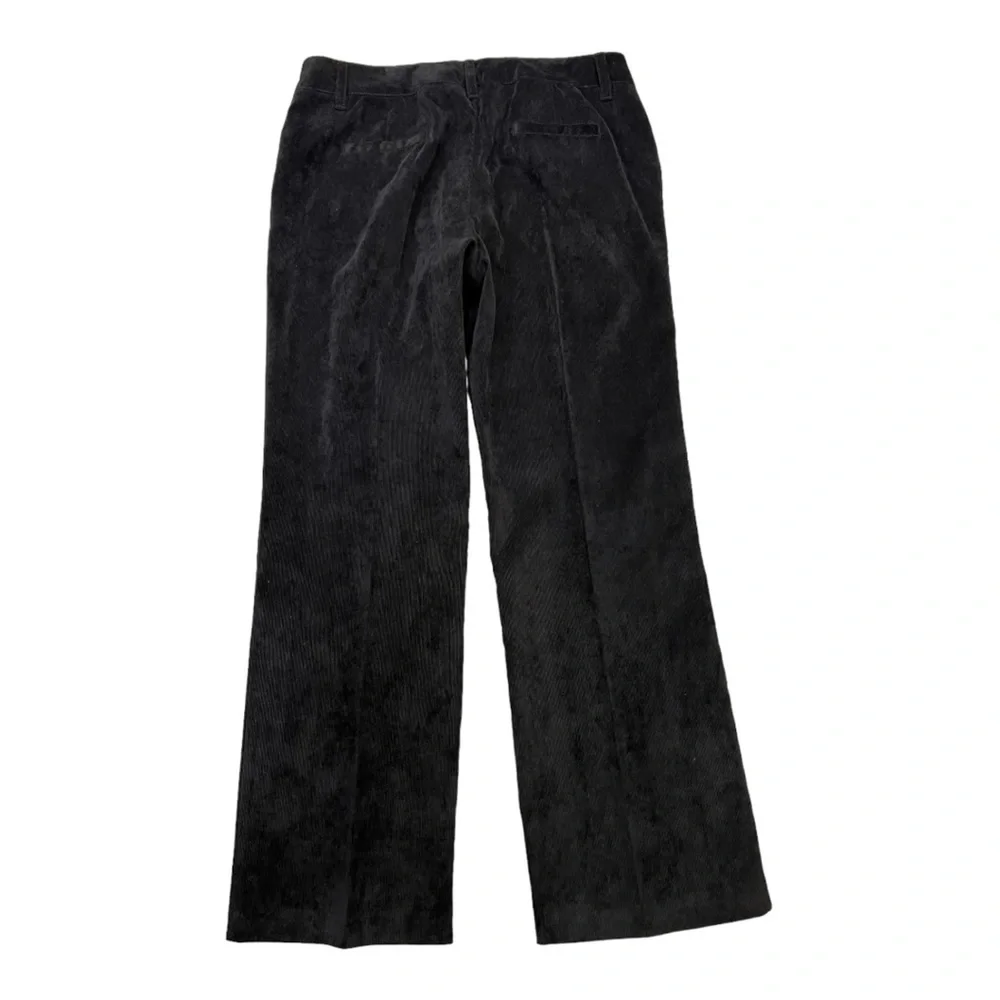 ND Black Corduroy Straight Leg Pants Size 10P